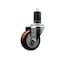Service Caster 3.5'' Maroon Poly Wheel Swivel 1-5/8'' Expanding Stem Caster SCC-EX20S3514-PPUB-MRN-158 - alternate 1